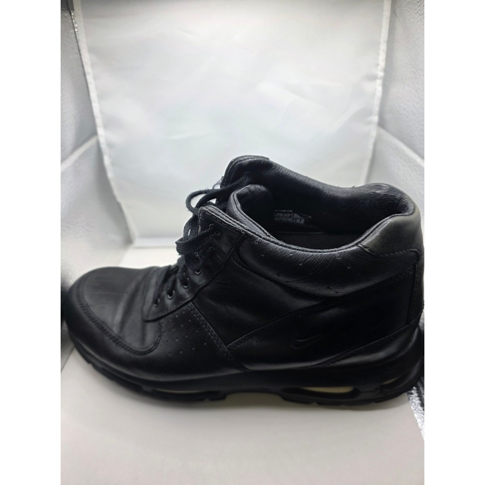 Nike ACG Air Max Goadome Black Waterproof Leather Hiking Boots Mens 10